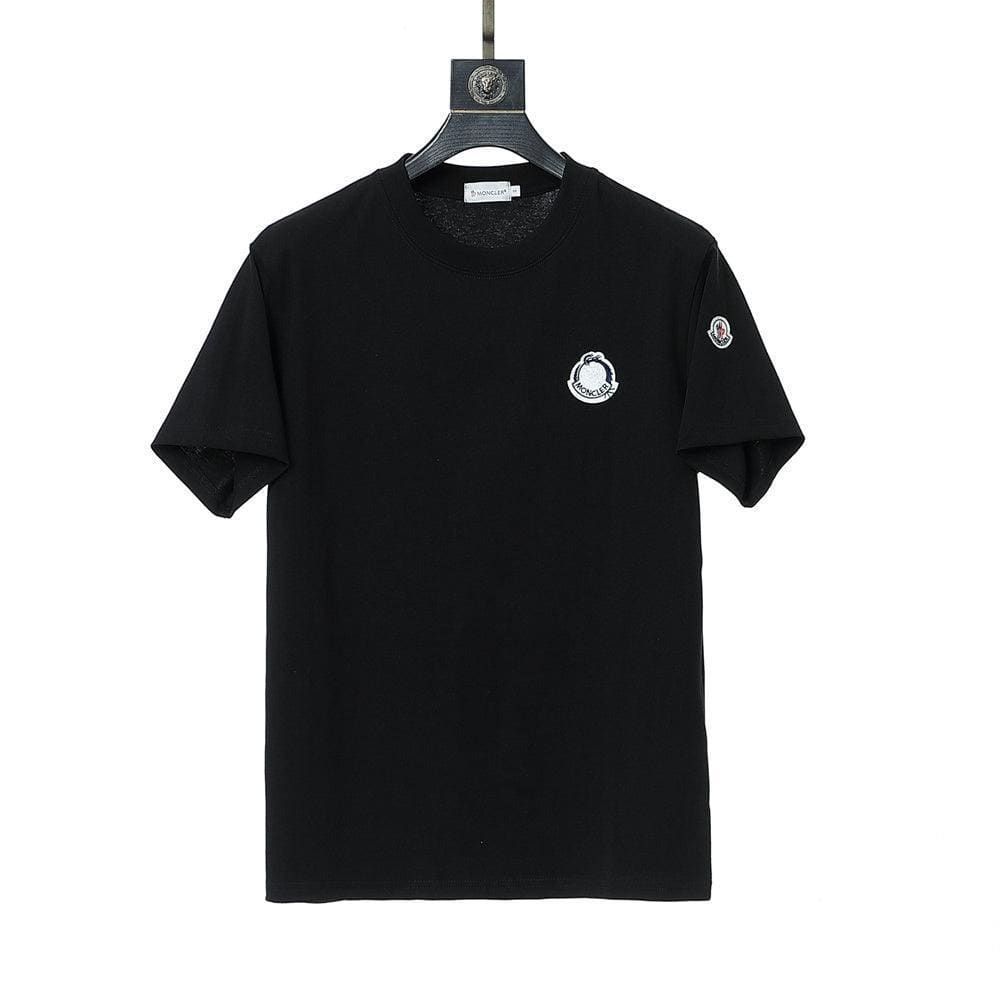 Moncler T-Shirt Without Collar 'Black' | Banlieue91