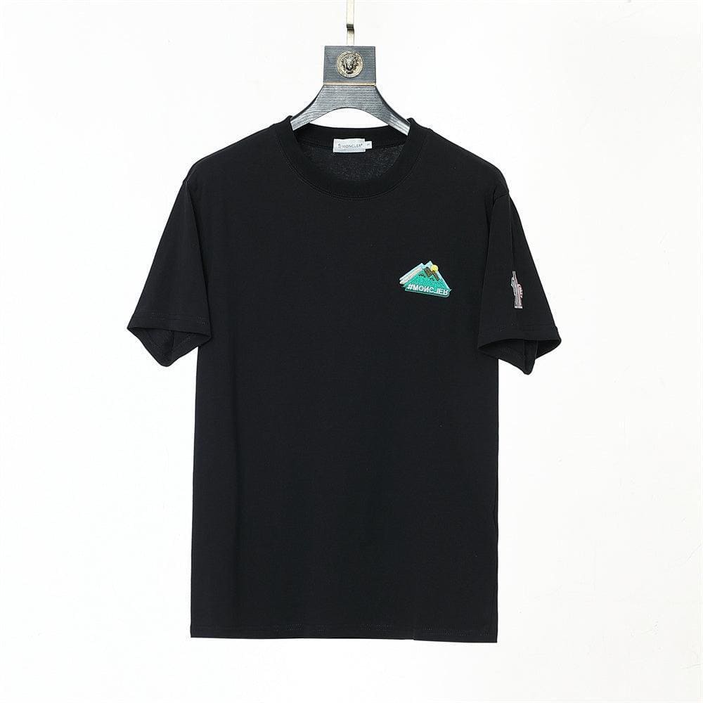 Moncler T-Shirt Without Collar 'Black' | Banlieue91