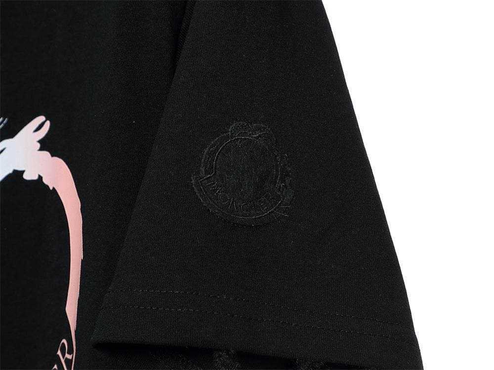 Moncler T-Shirt Without Collar 'Black' | Banlieue91