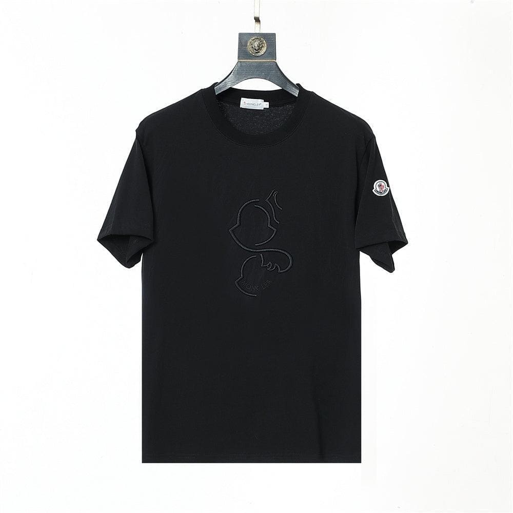Moncler T-Shirt Without Collar 'Black' | Banlieue91