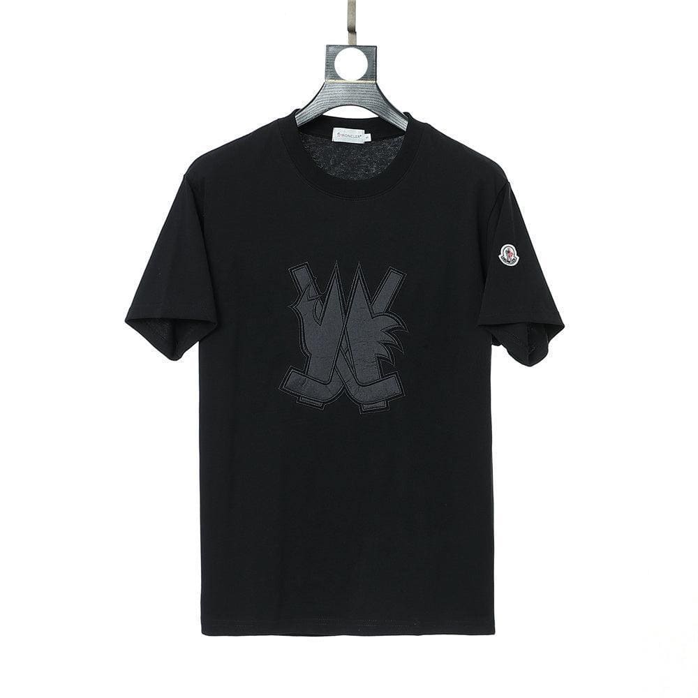 Moncler T-Shirt Without Collar 'Black' | Banlieue91