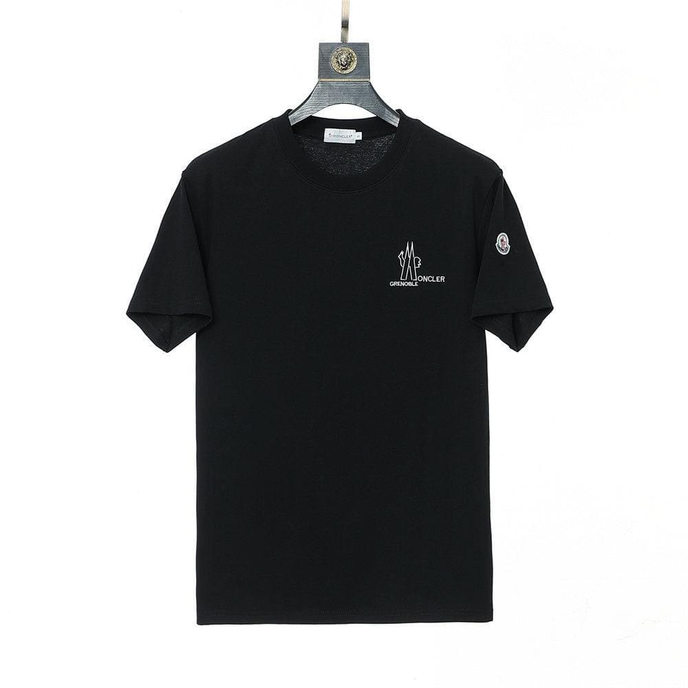 Moncler T-Shirt Without Collar 'Black' | Banlieue91