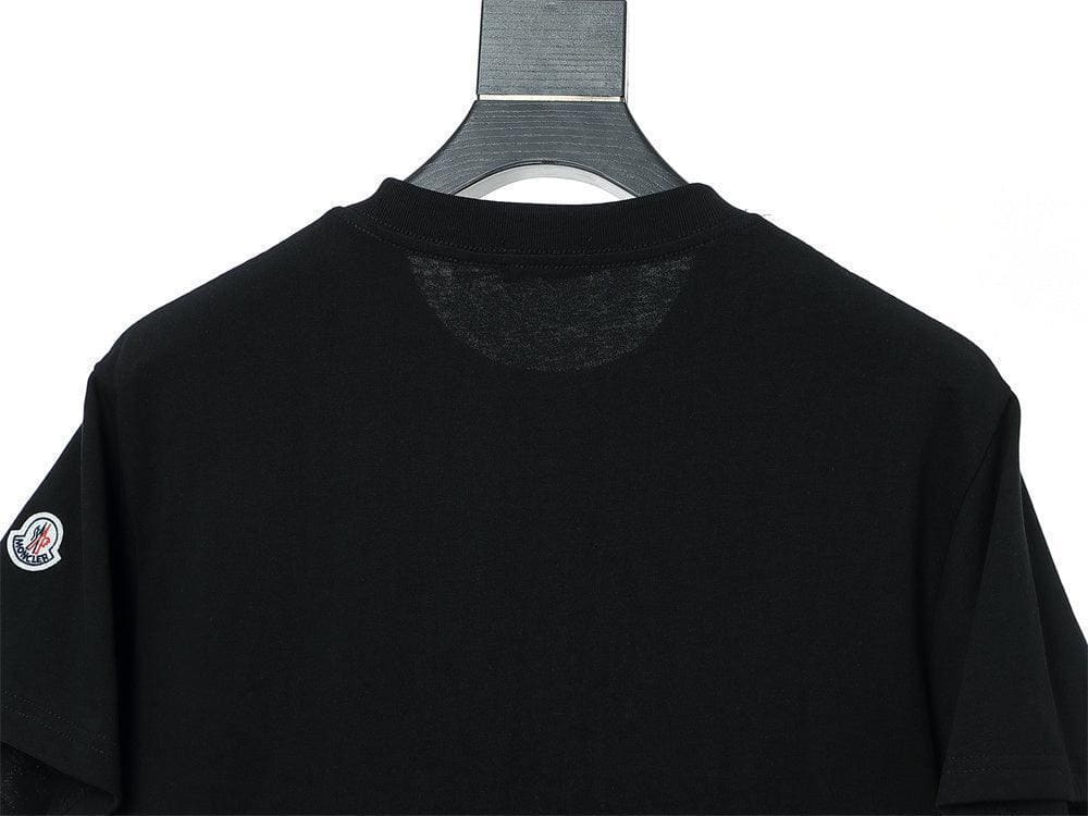 Moncler T-Shirt Without Collar 'Black' | Banlieue91