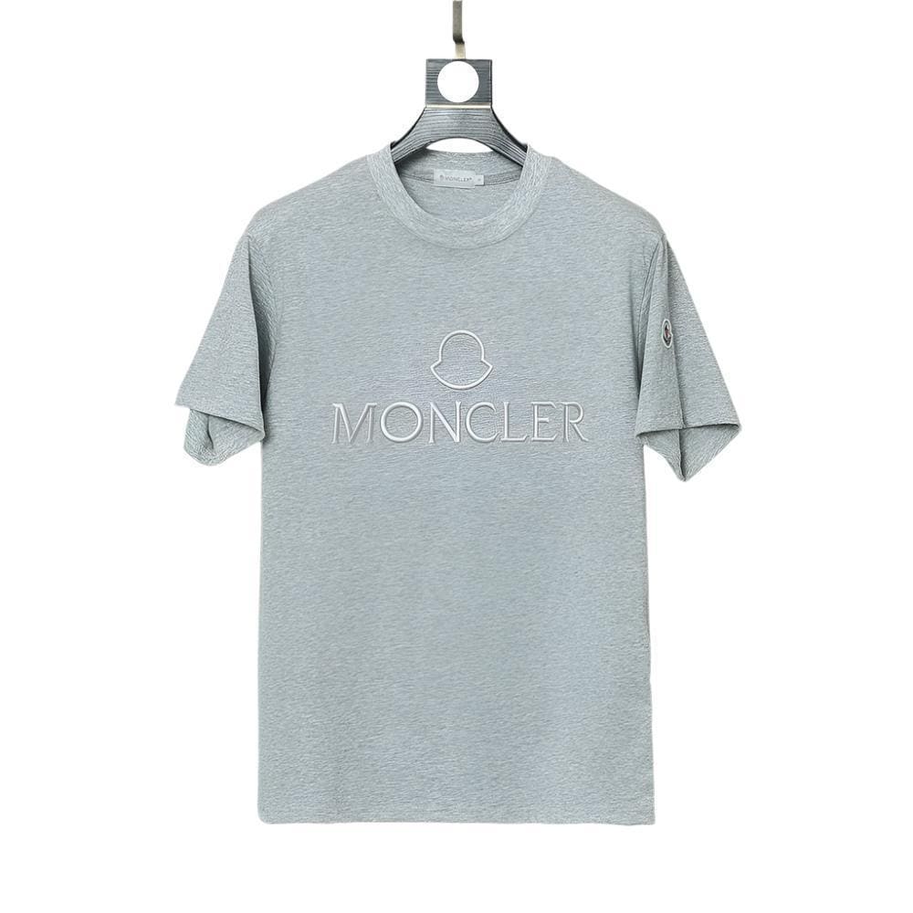 Moncler T-Shirt Without Collar 'Grey' | Banlieue91