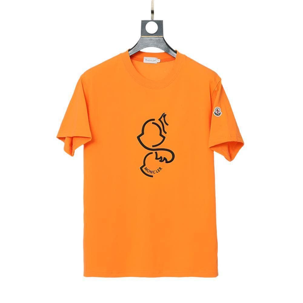 Moncler T-Shirt Without Collar 'Orange' | Banlieue91