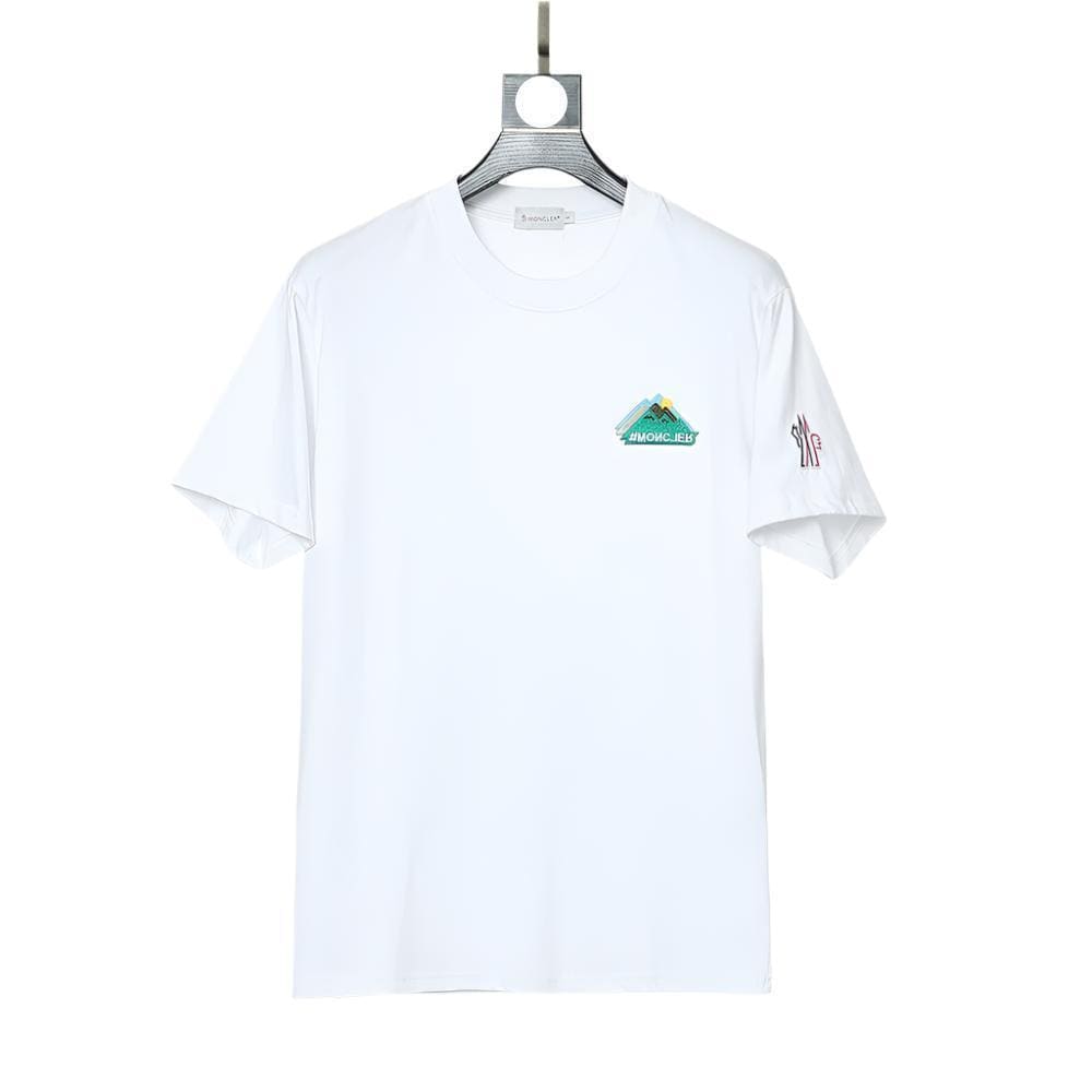 Moncler T-Shirt Without Collar 'White' | Banlieue91
