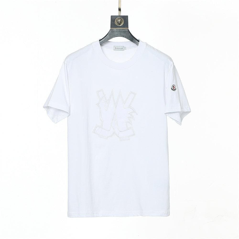 Moncler T-Shirt Without Collar 'White' | Banlieue91