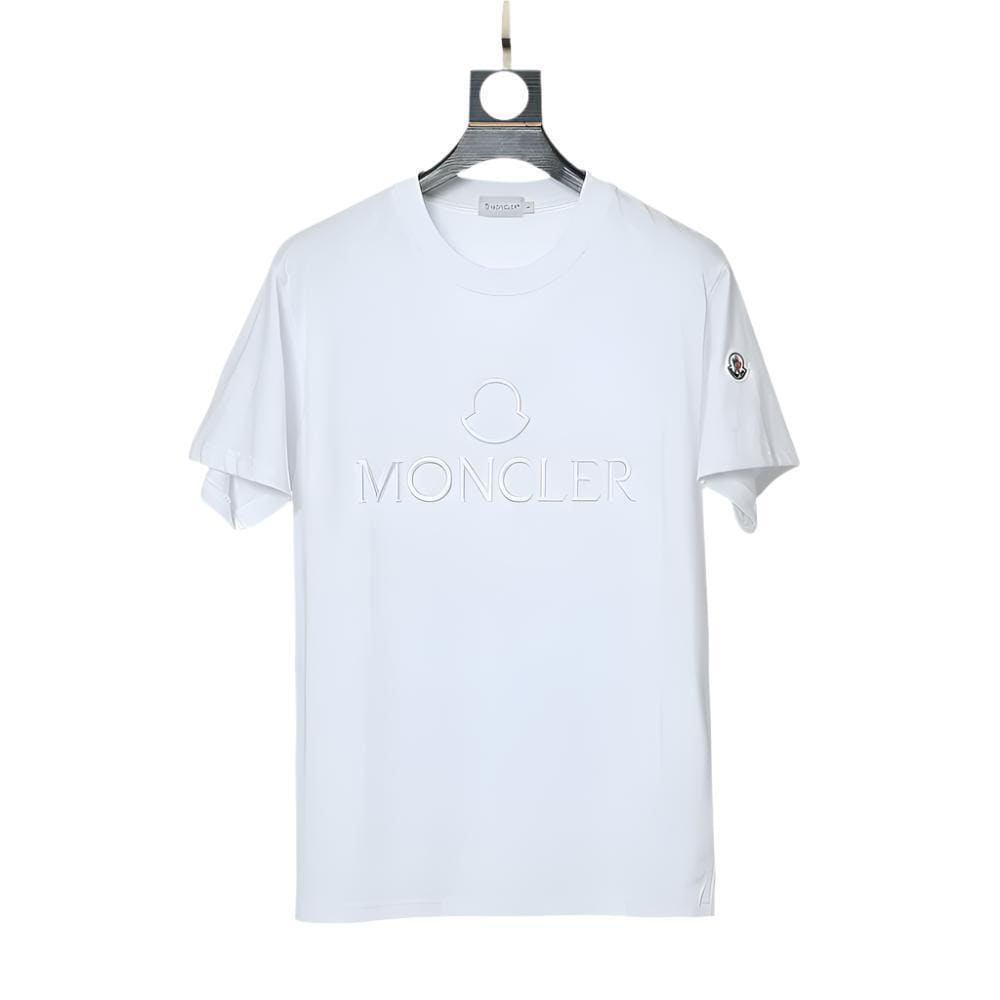 Moncler T-Shirt Without Collar 'White' | Banlieue91