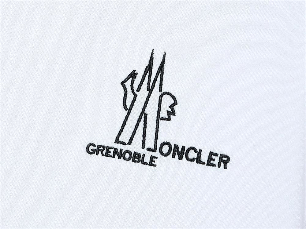 Moncler T-Shirt Without Collar 'White' | Banlieue91