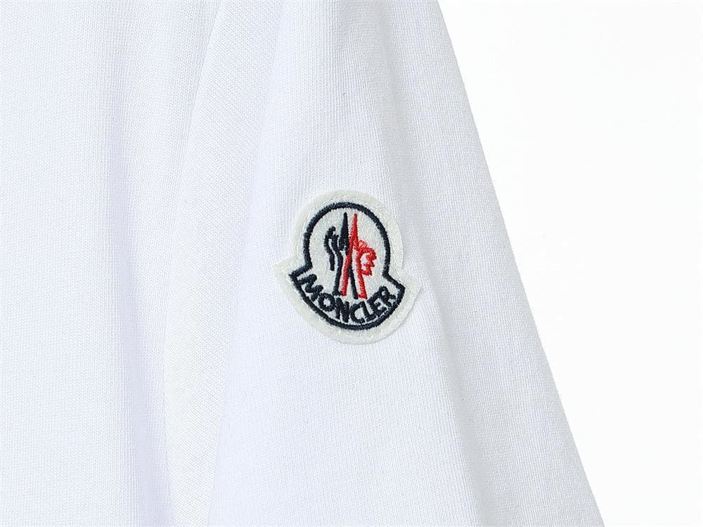 Moncler T-Shirt Without Collar 'White' | Banlieue91