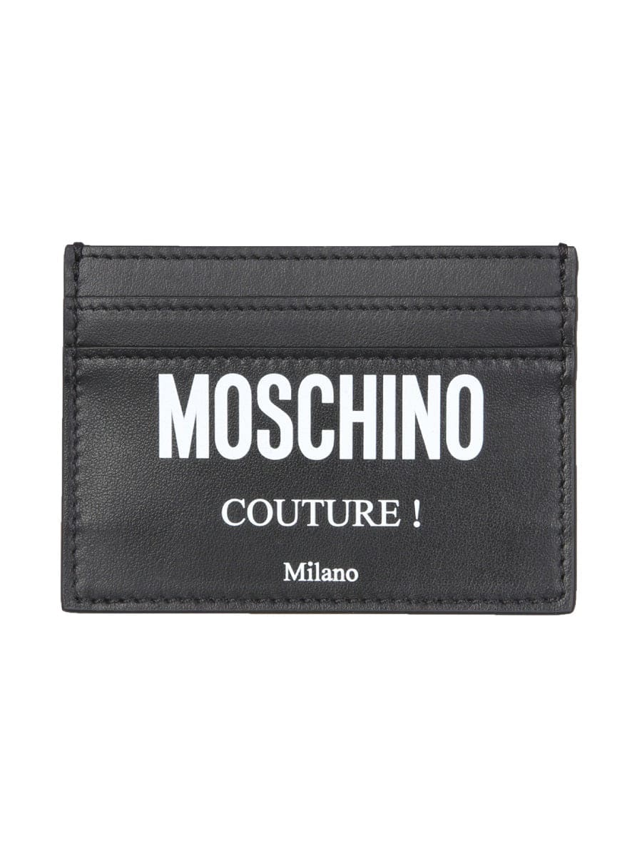 MOSCHINO COUTURE Couture Card Holder with Logo - Mini Design | Banlieue91