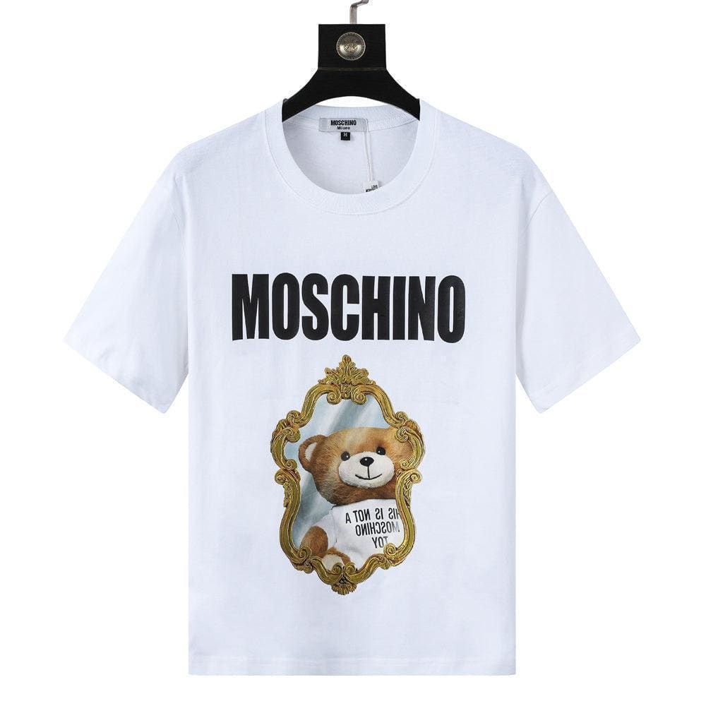 Moschino Mirror Teddy Bear T-Shirt 'White' | Banlieue91
