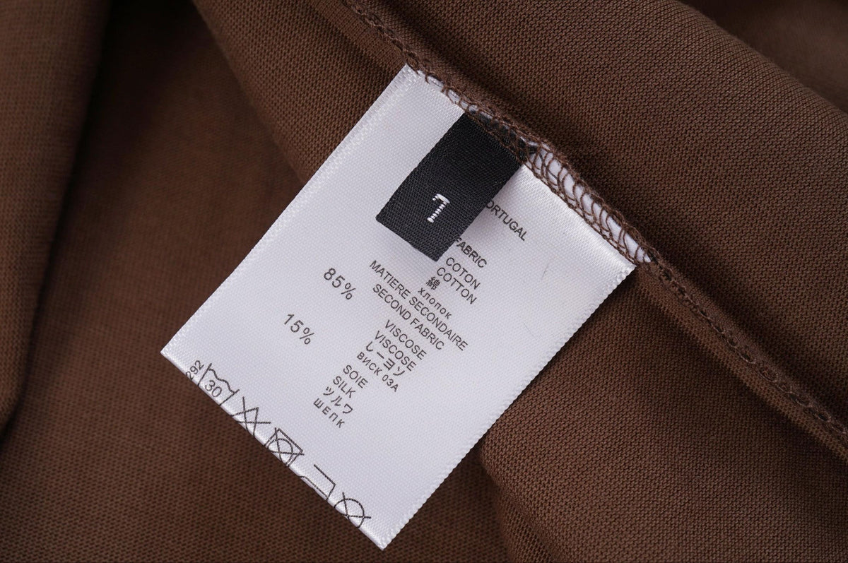 Moschino T-Shirt Without Collar 'Brown-Black' | Banlieue91