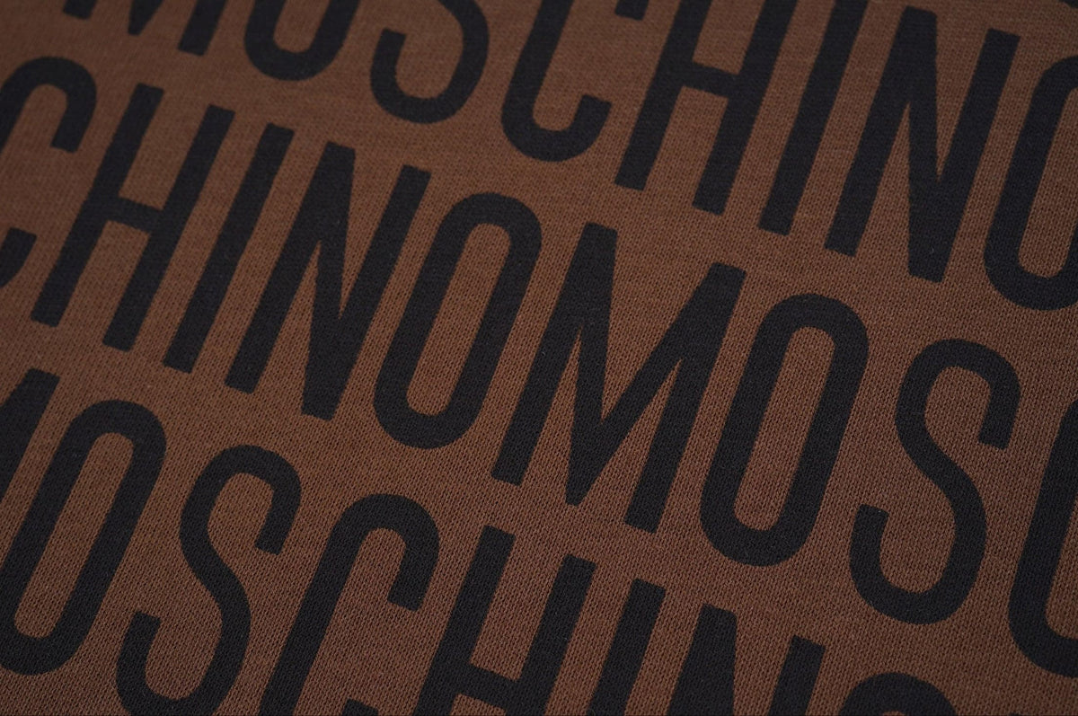 Moschino T-Shirt Without Collar 'Brown-Black' | Banlieue91