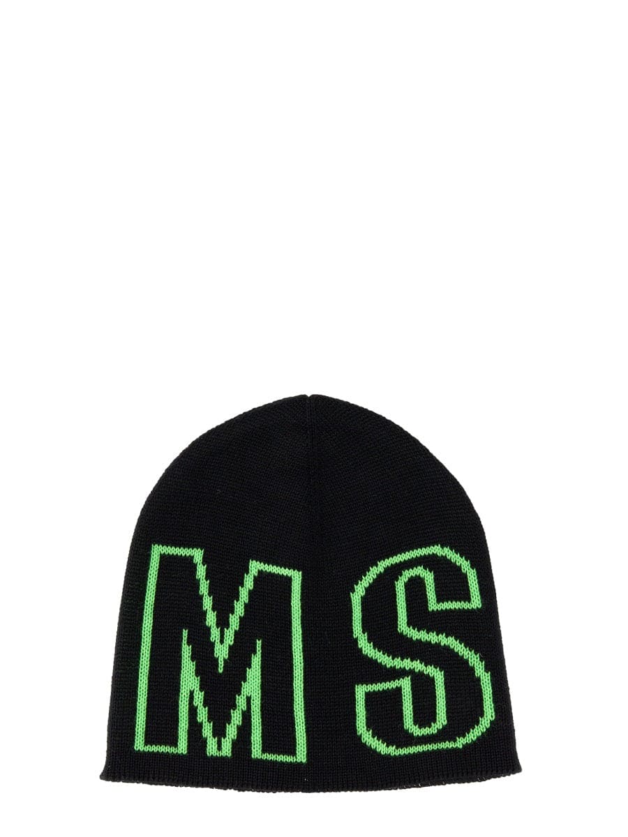 MSGM Logo Beanie Hat for Men | Banlieue91