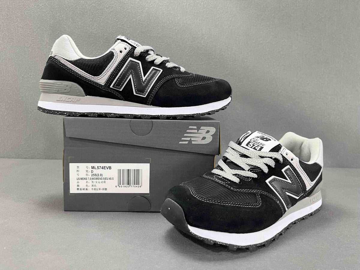 New Balance 574 Black-White | Banlieue91