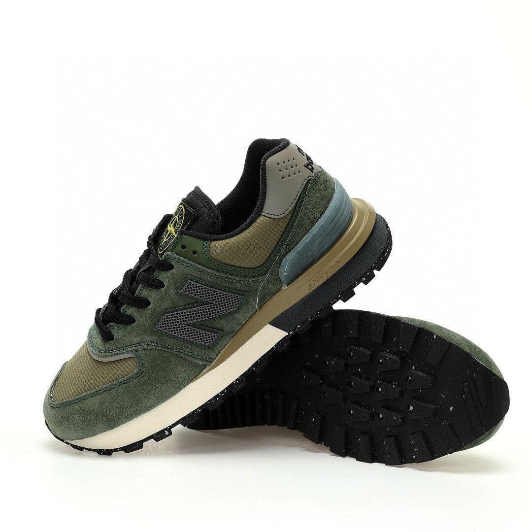 New Balance 574 Legacy Stone Island Dark Green | Banlieue91