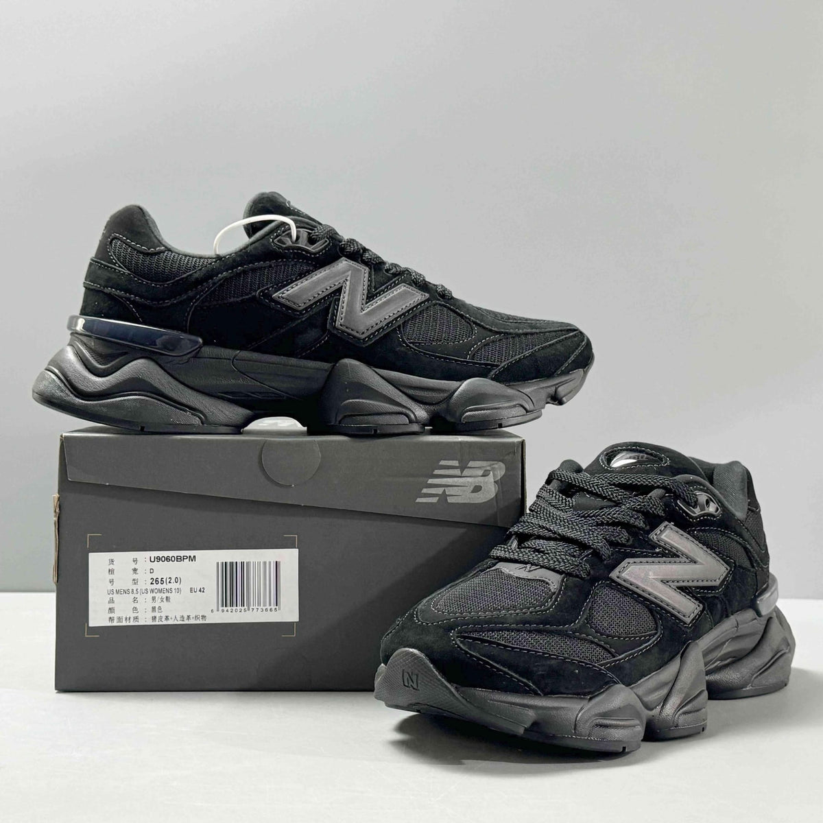 New Balance 9060 'Triple Black' | Banlieue91