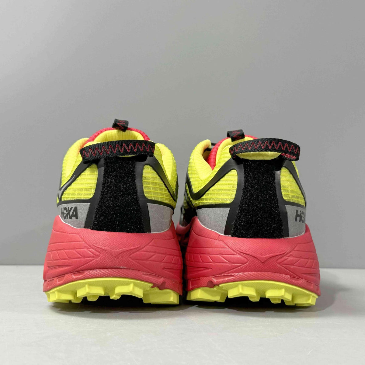 Nicole McLaughlin × Hoka Mafate Three 2 "Red/Neon Green | Banlieue91