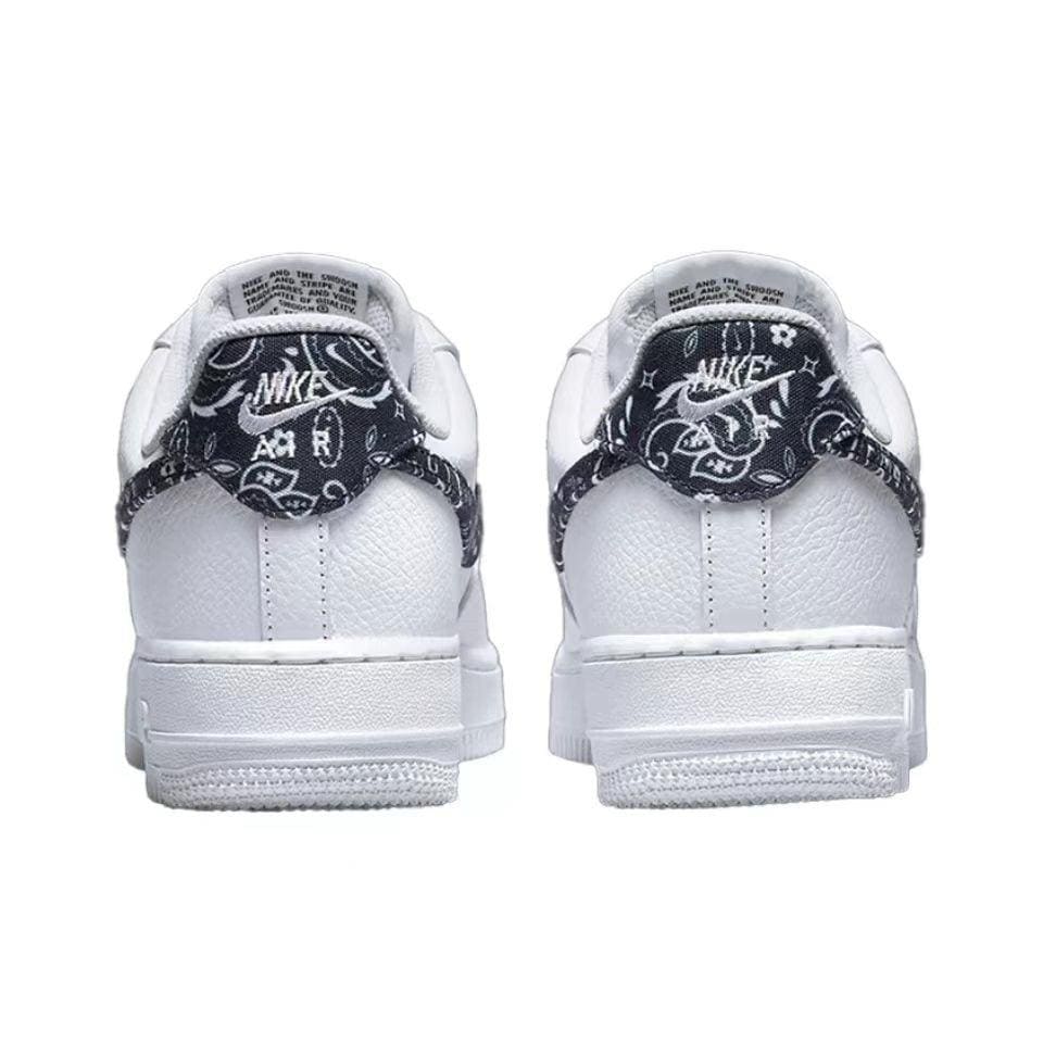 Nike Air Force 1 'Essential White Black Paisley' | Banlieue91