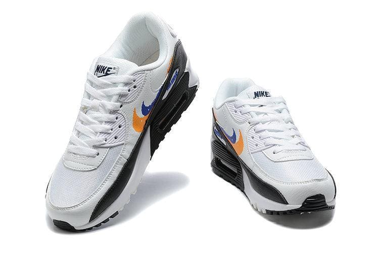 Nike Air Max 90 'Double Swoosh White Black Gold Royal' | Banlieue91