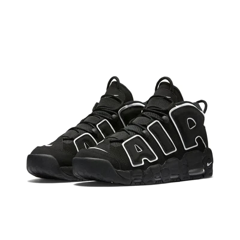 Nike Air More Uptempo Black White | Banlieue91