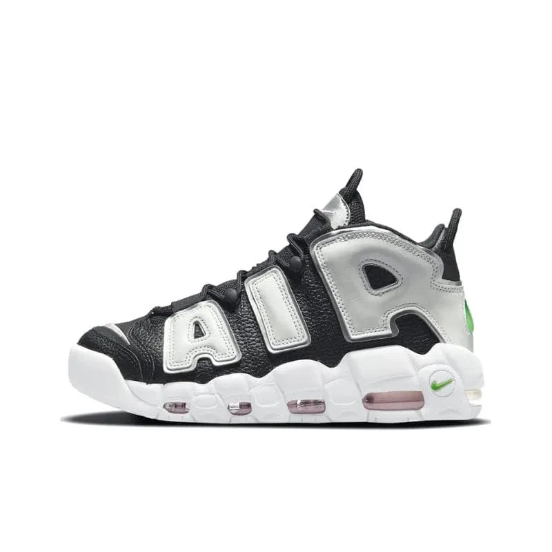 Nike Air More Uptempo Black White Green | Banlieue91