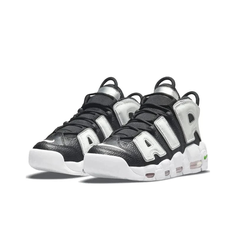 Nike Air More Uptempo Black White Green | Banlieue91