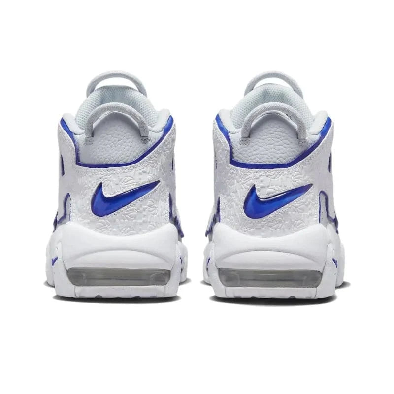 Nike Air More Uptempo Embossed White Royal Blue | Banlieue91