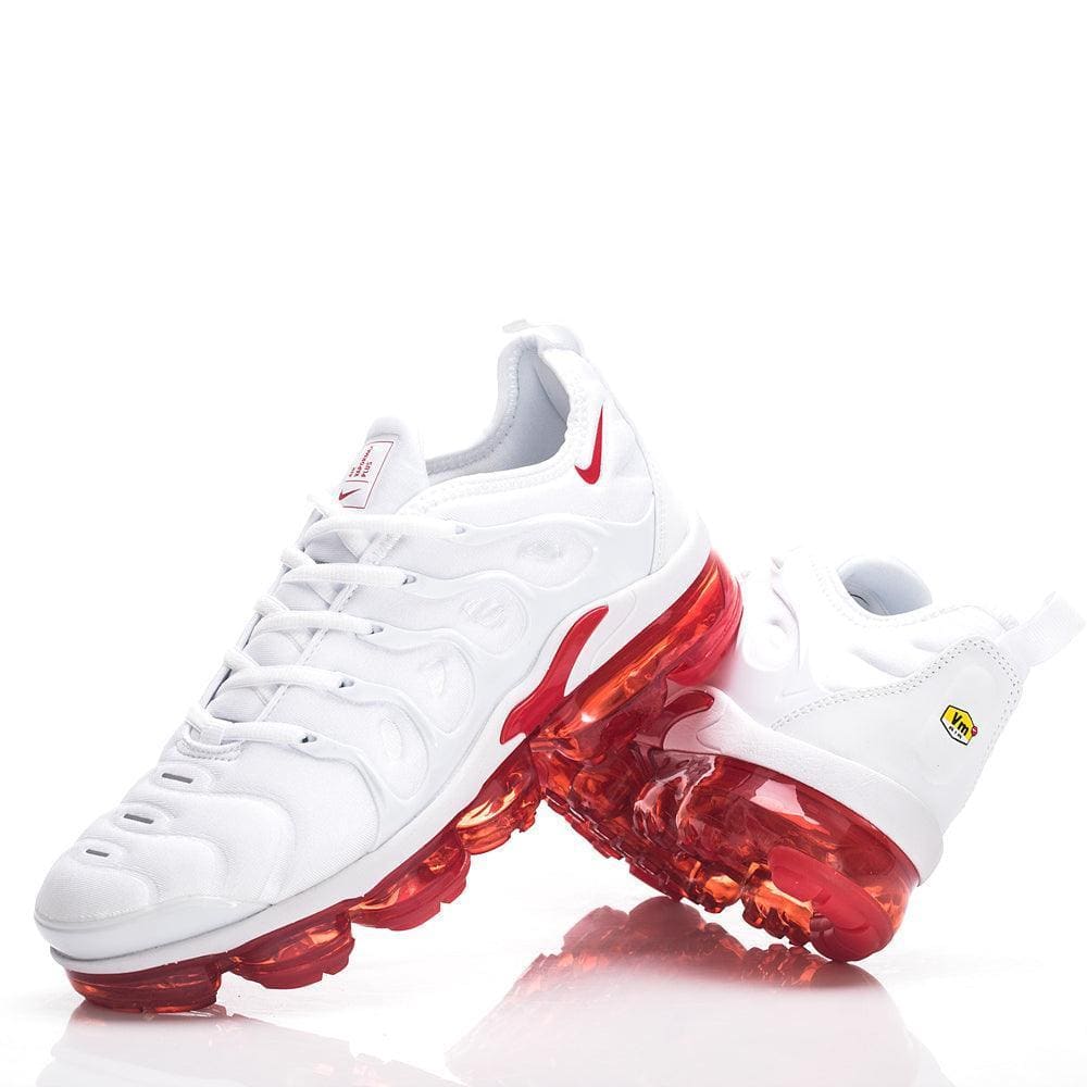 Nike Air VaporMax Plus 'White Red' – Men's Sneakers for All-Day Comfort | Banlieue91