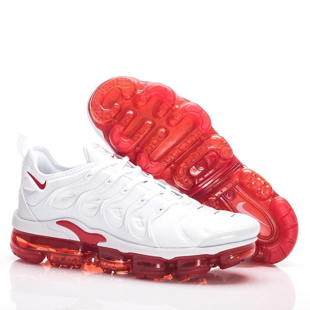 Nike Air VaporMax Plus 'White Red' – Men's Sneakers for All-Day Comfort | Banlieue91