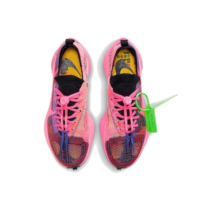 Nike Air Zoom Tempo Next% Flyknit Off White Racer Blue Pink Glow | Banlieue91