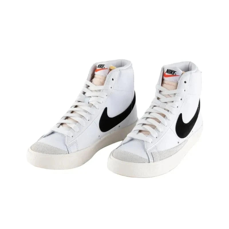 Nike Blazer Mid '77 Vintage White Black Sneakers - Classic Style | Banlieue91