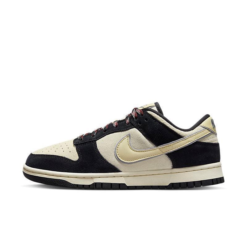Nike Dunk Low LX Black Suede Team Gold | Banlieue91