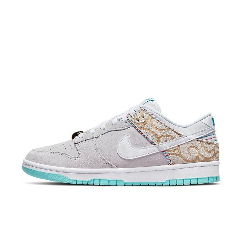 Nike Dunk Low SE Barber Shop Grey Sneakers - Unique Style | Banlieue91