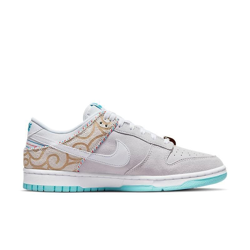 Nike Dunk Low SE Barber Shop Grey Sneakers - Unique Style | Banlieue91