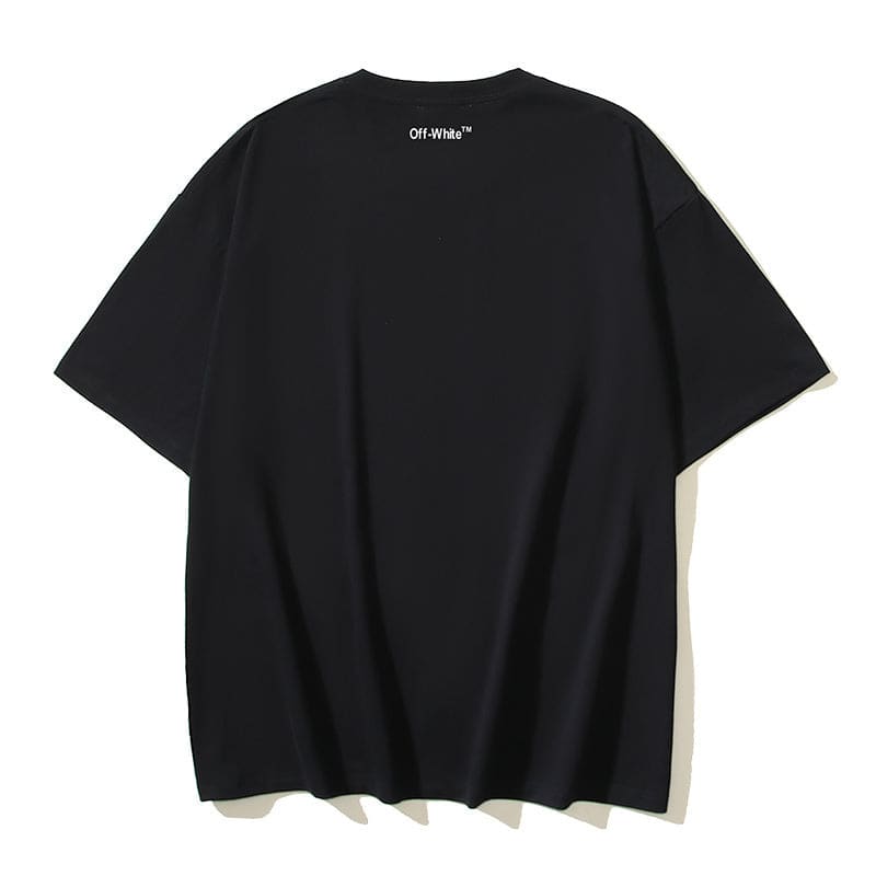 Off-White logo cotton t-shirt 'Black' | Banlieue91