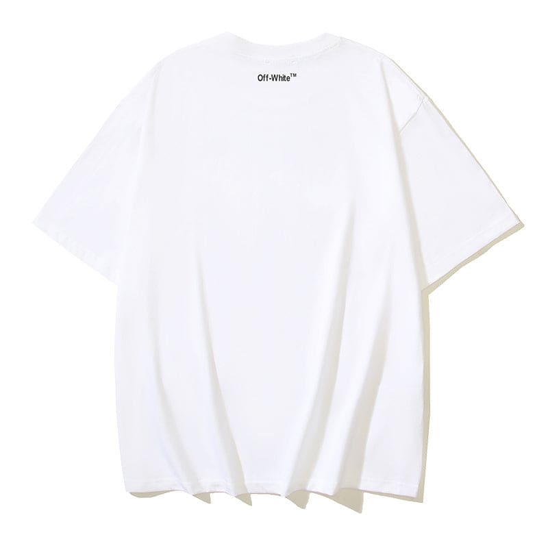Off-White Logo Cotton T-Shirt 'White' | Banlieue91
