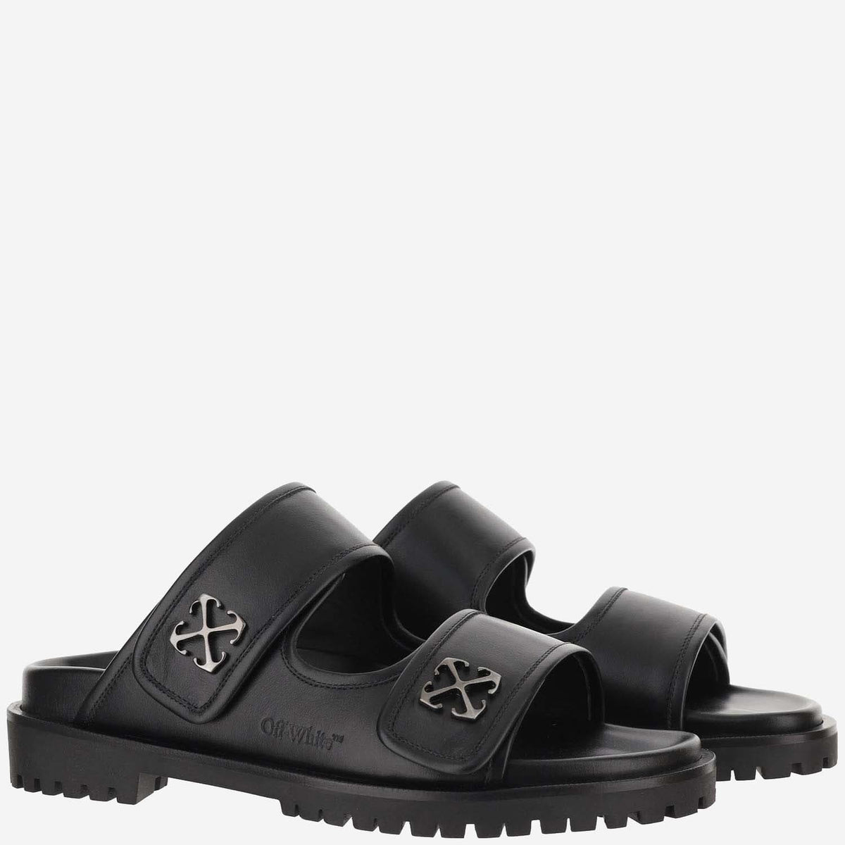Off White Sandals Slip On Off White | Banlieue91
