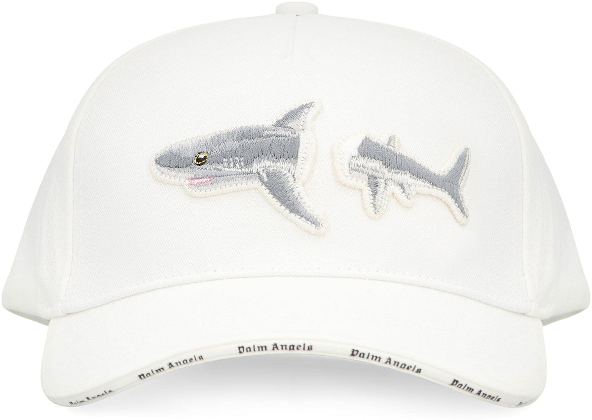 PALM ANGELS Baseball Cap with Broken Shark Detail | Banlieue91