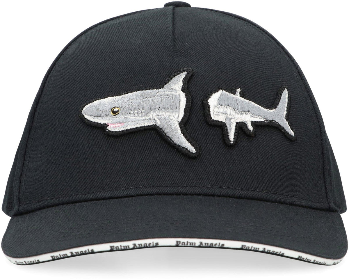 PALM ANGELS Broken Shark Detail Baseball Cap for Men | Banlieue91