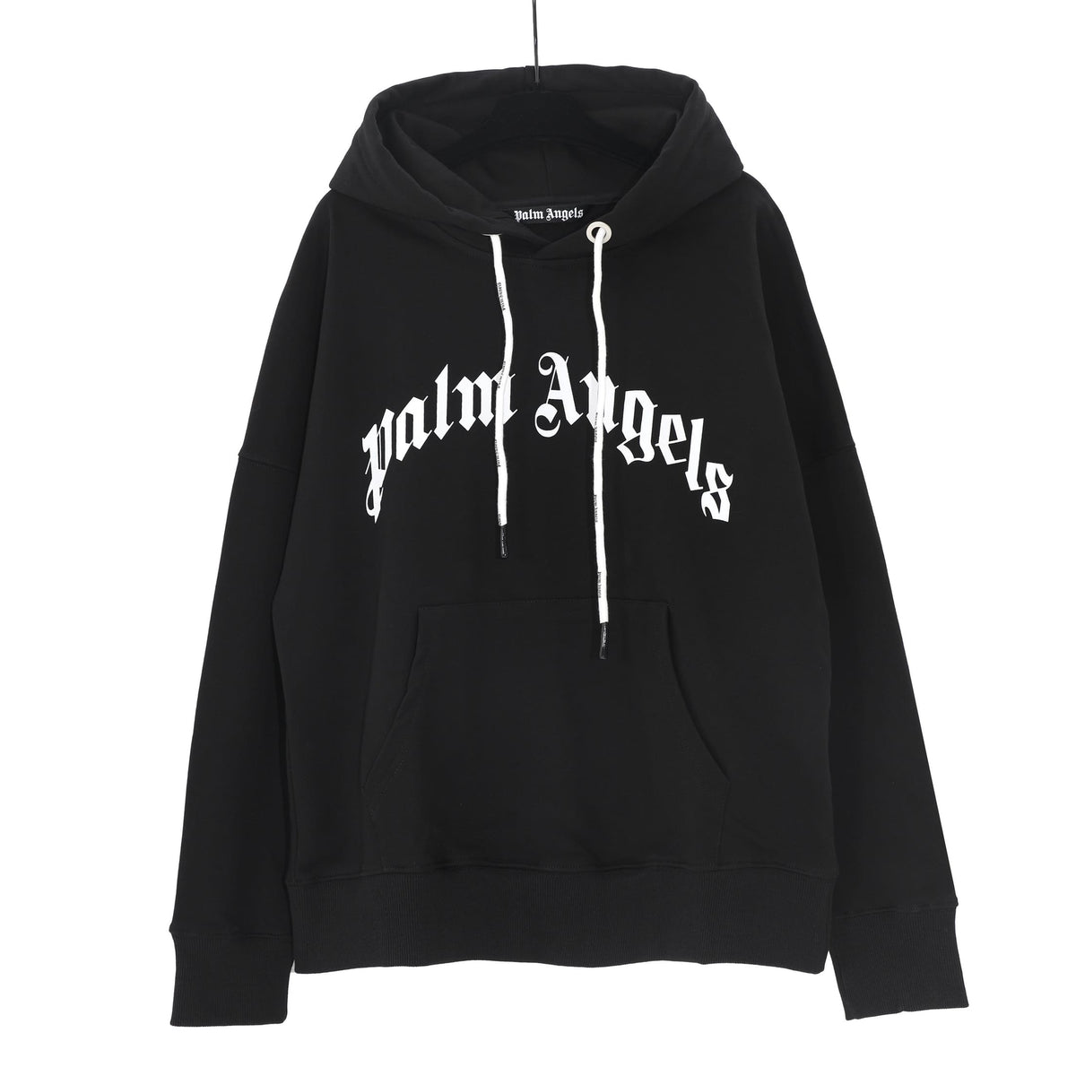 Palm Angels Logo-Print Sweatshirt Black/White | Banlieue91