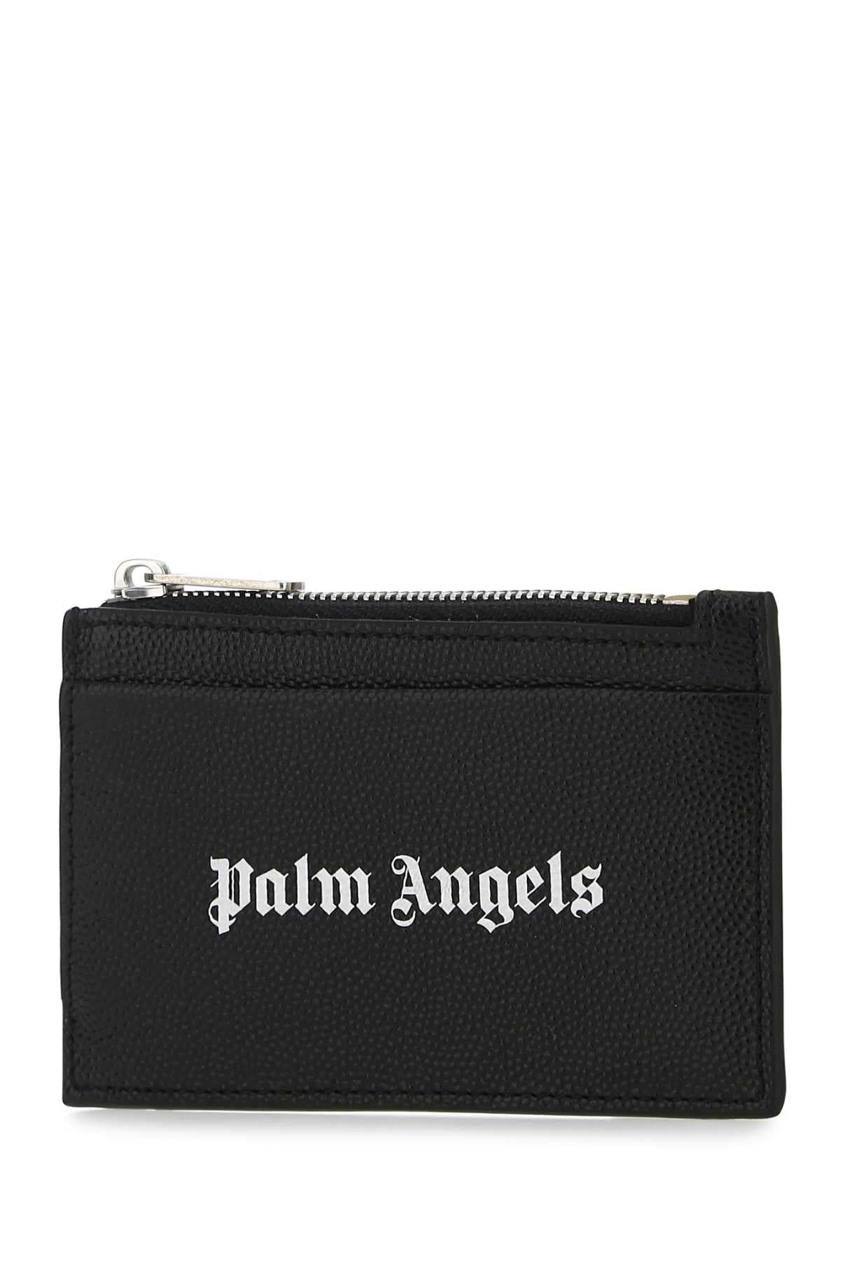 PALM ANGELS Men's Mini Leather Card Holder | Banlieue91