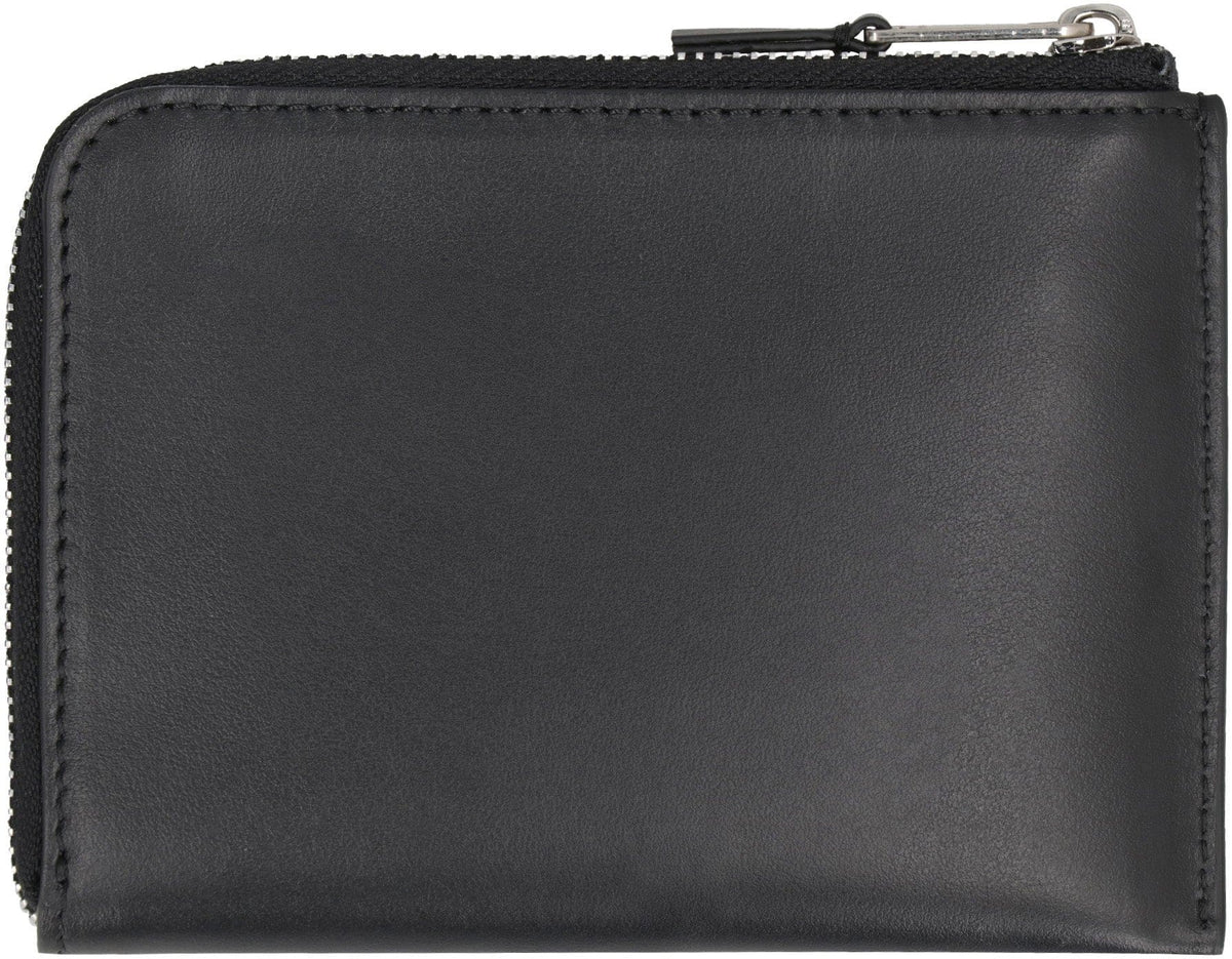 PALM ANGELS Mini Leather Card Holder | Banlieue91