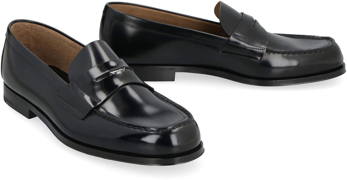 PRADA Classic Leather Loafers for Men | Banlieue91