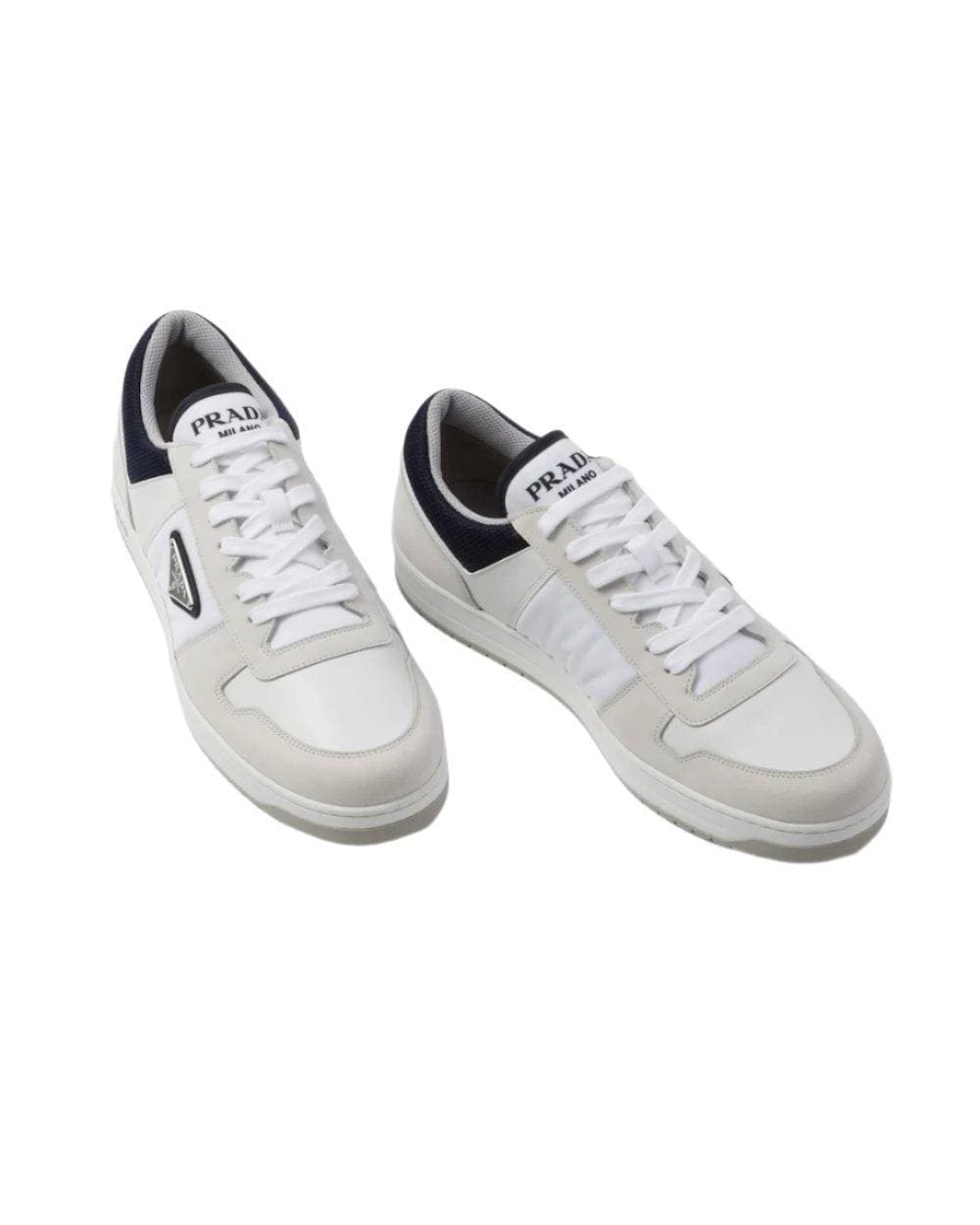 Prada Downtown Re-Nylon sneakers 'White/Beige/Black' | Banlieue91