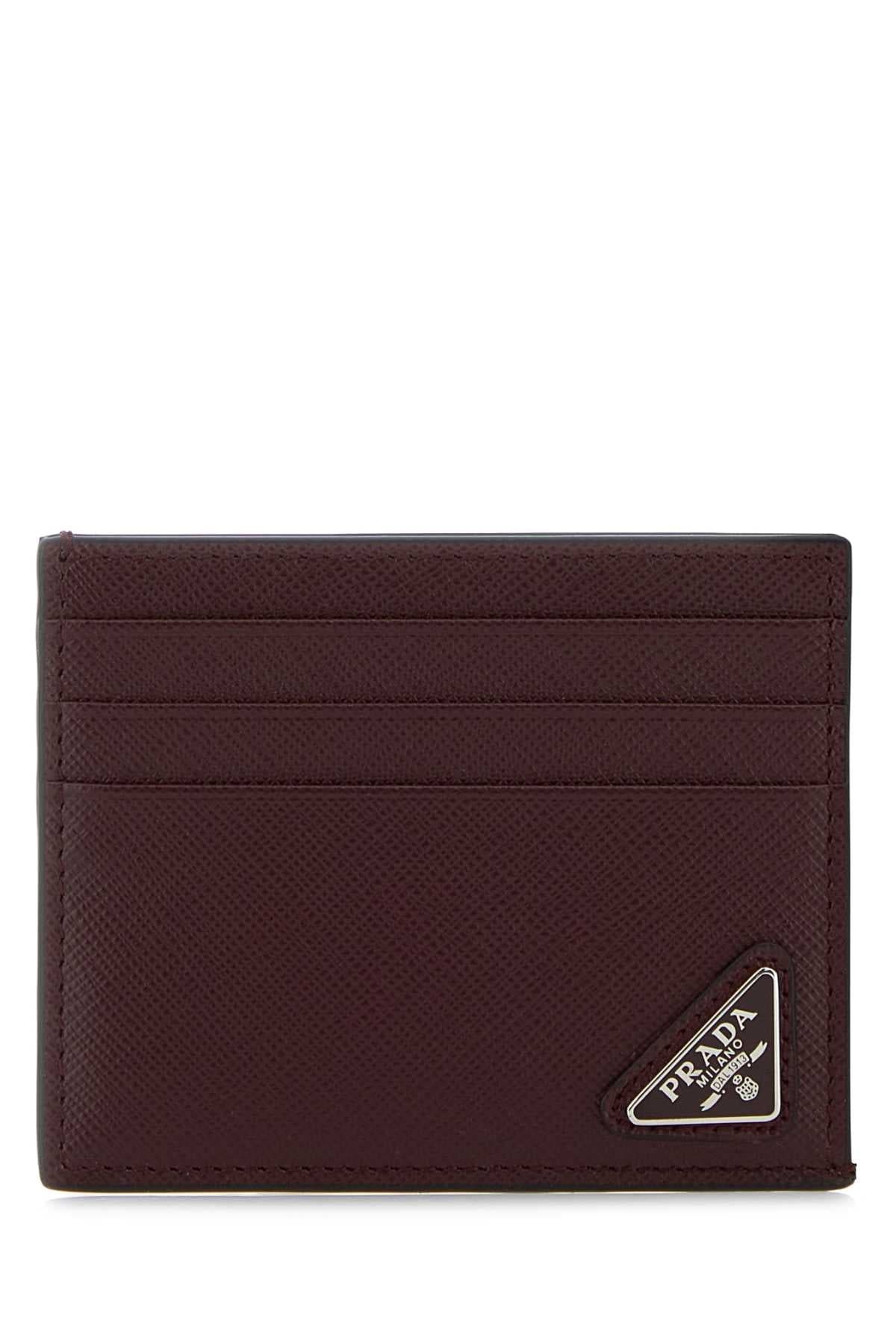 PRADA Mini Leather Card Holder | Banlieue91