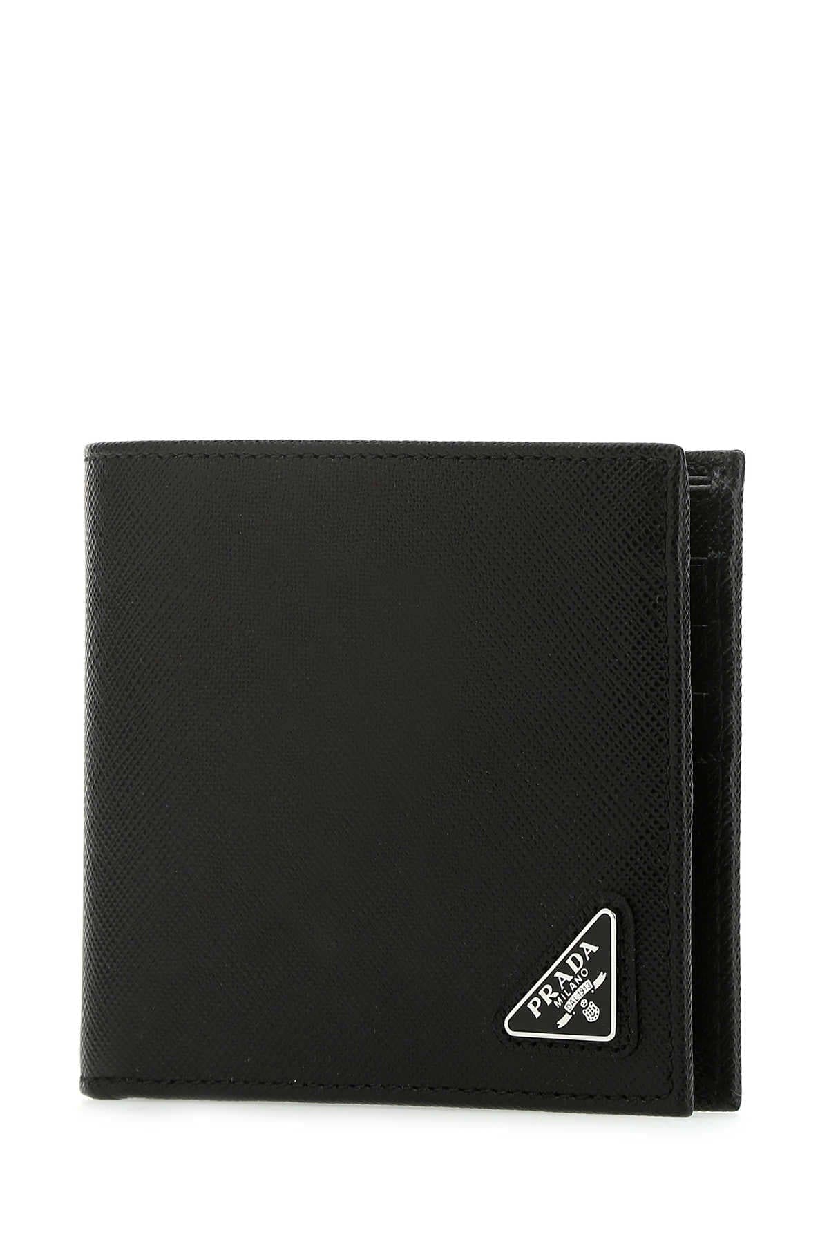 PRADA Mini Leather Flap-Over Wallet | Banlieue91