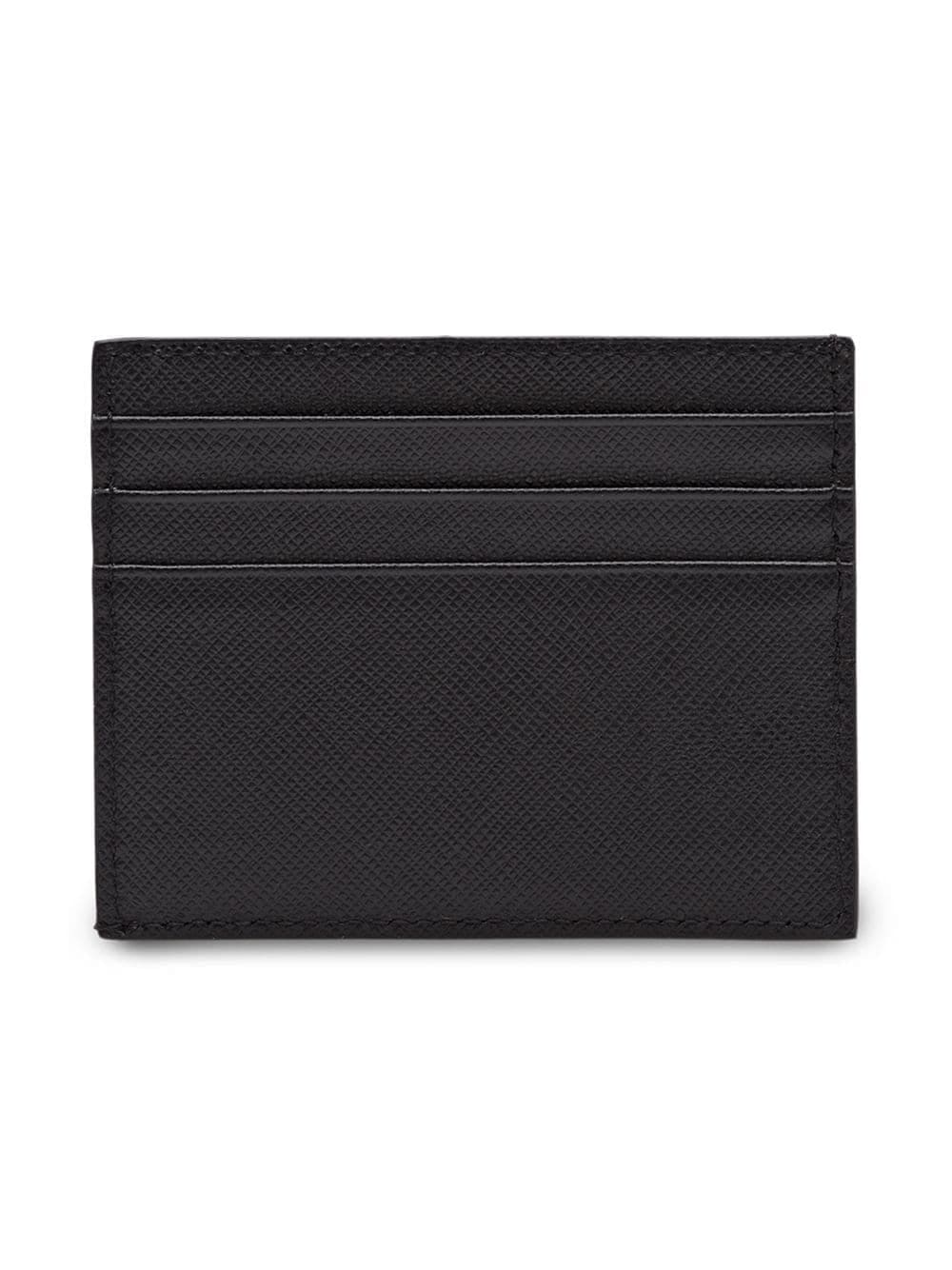 PRADA Mini Saffiano Leather Credit Card Holder | Banlieue91