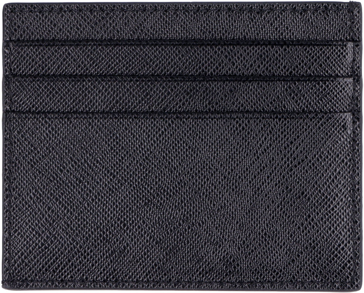 PRADA Mini Saffiano Leather Credit Card Holder | Banlieue91
